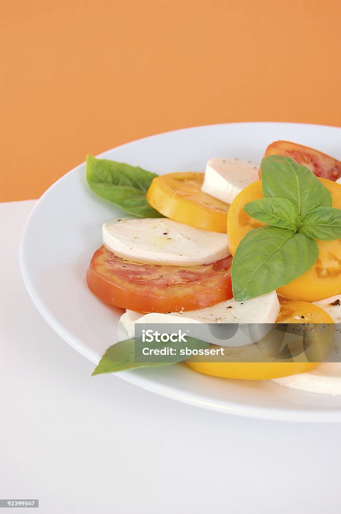 Salada Caprese - Foto de stock de Alimentação Saudável royalty-free