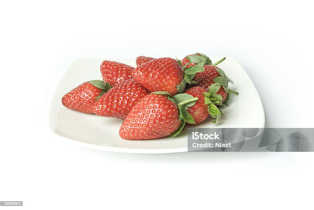 Fresas - Foto de stock de Blanco - Color libre de derechos