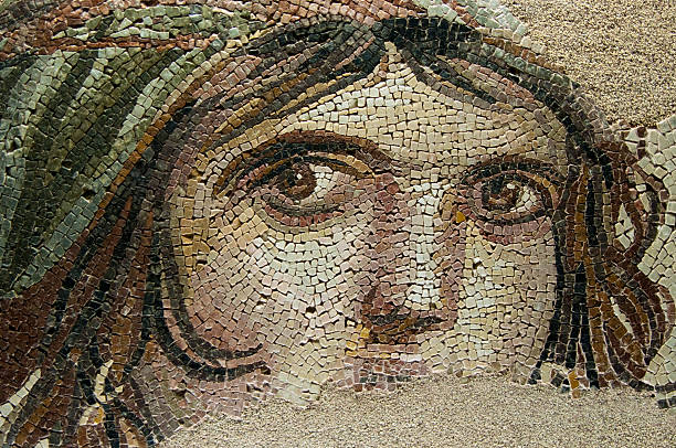 istock THE GYPSY GIRL (GAIA) Ancient Mosaic 92399682