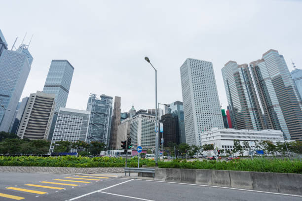 istock empty street in downtown Hong Kong 923997660