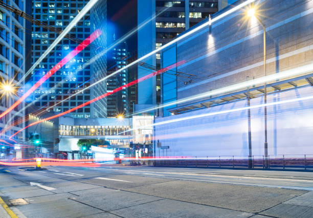 istock busy traffic at night in downtown Hong Kong 924002090
