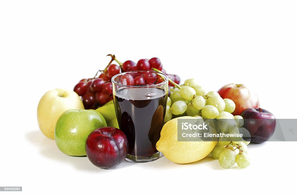 Assortiment de fruits sur blanc - Photo de Aliment libre de droits