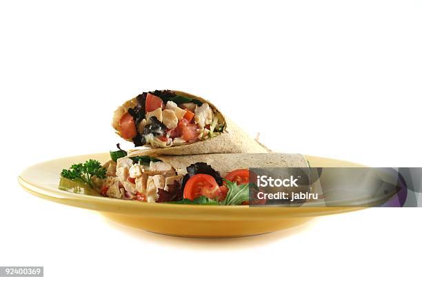 Chicken Salad Wrap 2 Stock Photo - Download Image Now - Appetizer, Bread, Chicken Meat