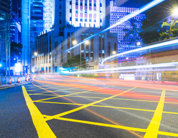 istock busy traffic at night in downtown Hong Kong 924004422