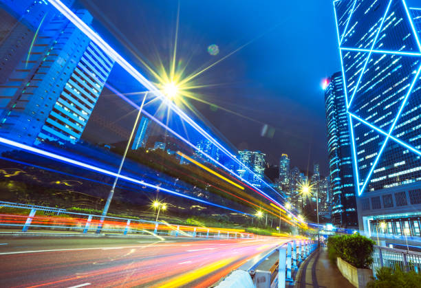 istock busy traffic at night in downtown Hong Kong 924004706