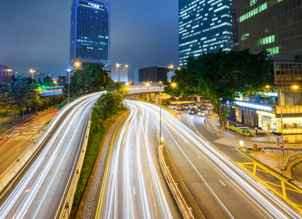 istock busy traffic at night in downtown Hong Kong 924004970