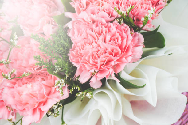 istock Bouquet of Pink Carnation flowers. 924005006