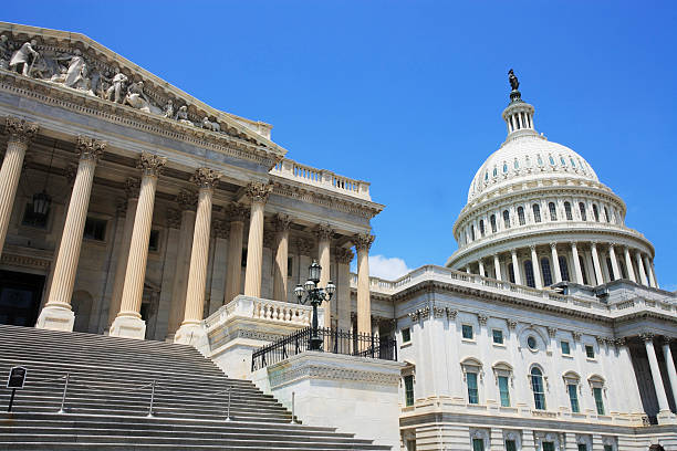 米国国会議事堂 - capitol hill voting dome state capitol building ストックフォトと画像