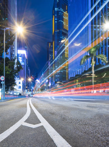 istock busy traffic at night in downtown Hong Kong 924008116