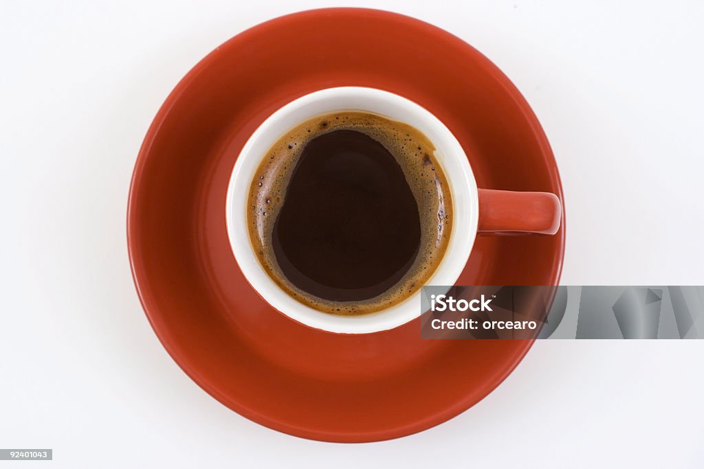 red-Kaffee - Lizenzfrei Ansicht aus erhöhter Perspektive Stock-Foto