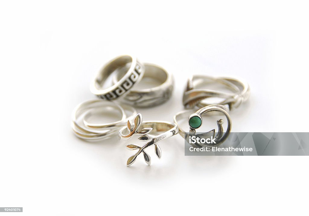 Anillos de plata - Foto de stock de Accesorio personal libre de derechos