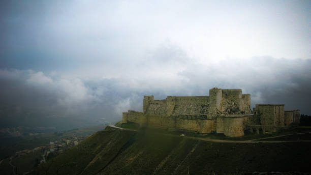 istock View to Krak des Chevaliers Castle, Syria 924011978