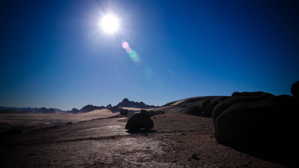 Boulder landscape near Djanet, Tassili, Algeria