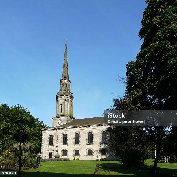 Saint Pauls Church Birmingham Foto de stock y más banco de imágenes de Aguja - Chapitel - Aguja - Chapitel, Arco - Característica arquitectónica, Birmingham - Condado de West Midlands