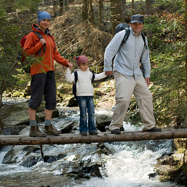 istock Family trekking 92401552