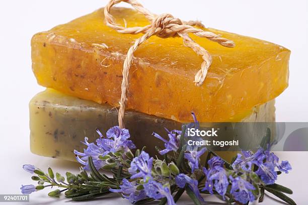 Handmade Natural Rosemary Soaps Stock Photo - Download Image Now - Aromatherapy, Bar Of Soap, Beauty Product