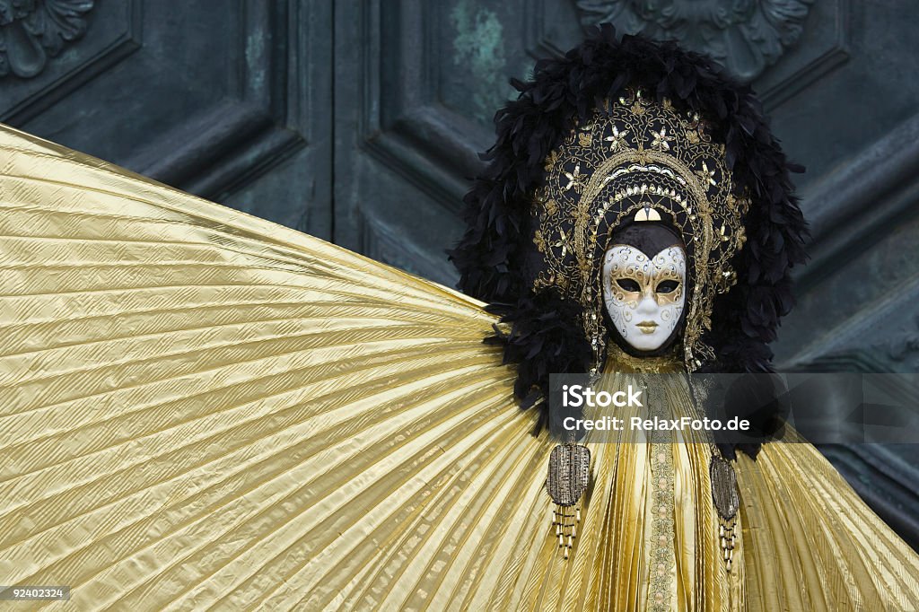Mystic donna in maschera di carnevale a Venezia (XXL - Foto stock royalty-free di Venezia
