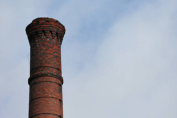 Old chimney stock photo