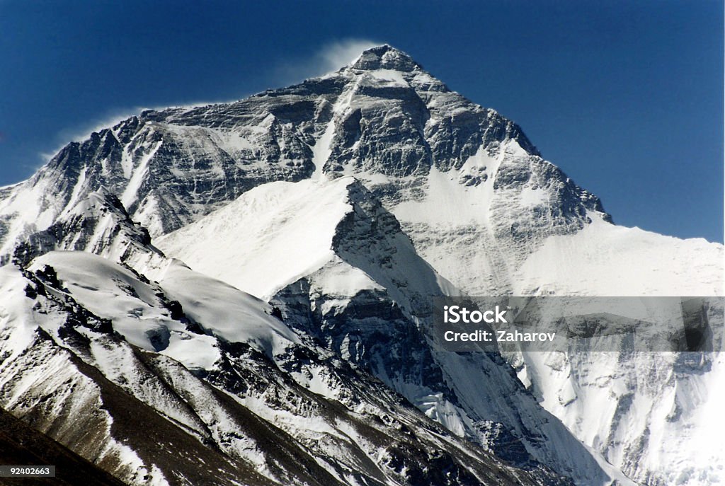 Monte Everest - Foto stock royalty-free di Alpinismo