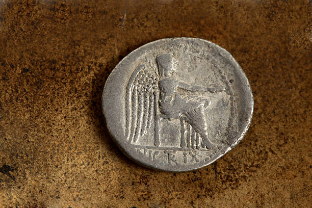 istock Victory - Roman Silver Coin 89 BC 92402751