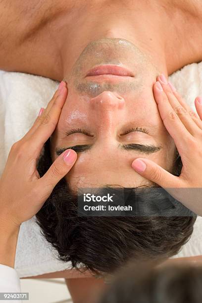 Foto de Massagem Facial e mais fotos de stock de Homens - Homens, Massagem Facial, Adulto