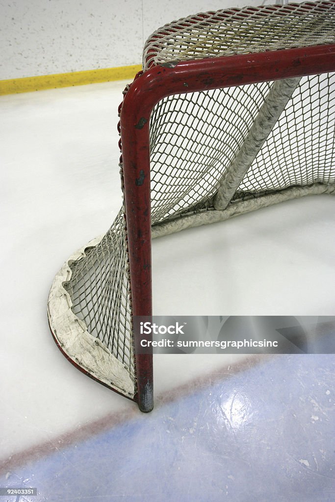 Hockey net  Hockey Stock Photo