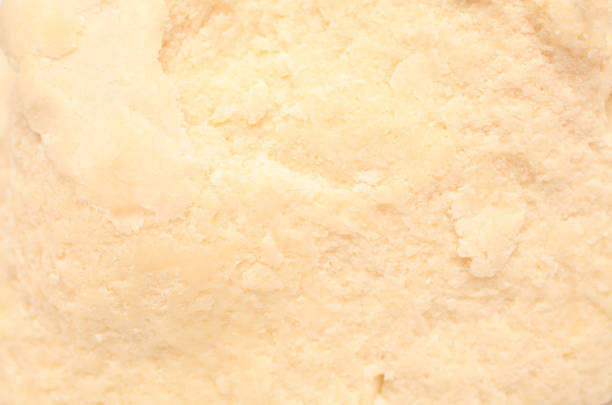 Shea butter texture stock photo