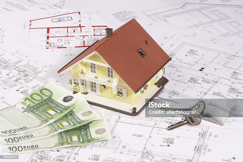 my house and saving money  Construction Industry Stock Photo