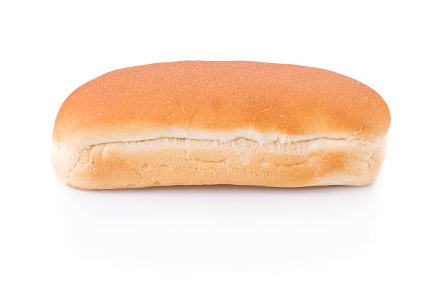 istock Hot dog bun isolated on a white background 92404116
