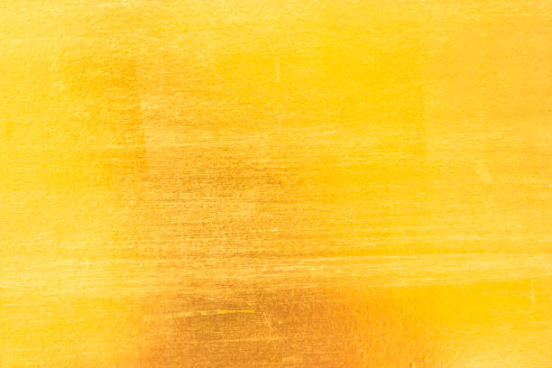istock Shiny yellow leaf gold foil texture 924044718