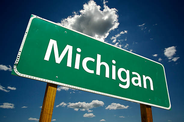 istock Michigan Road Sign 92404557