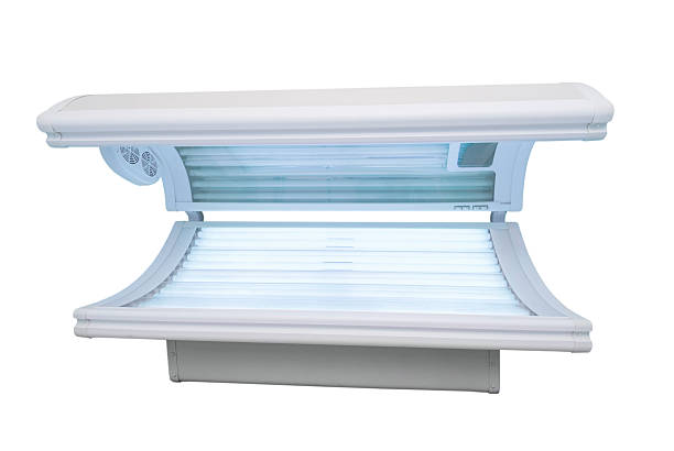 Solarium machine for artificial bronze Sun lamp tanning bed stock pictures, royalty-free photos & images