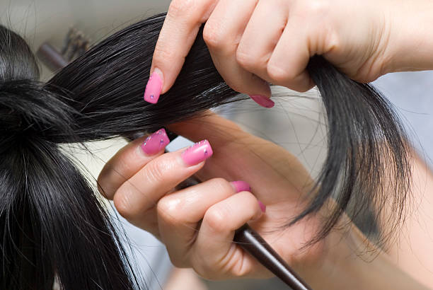 istock Comb one's black hair 92404900