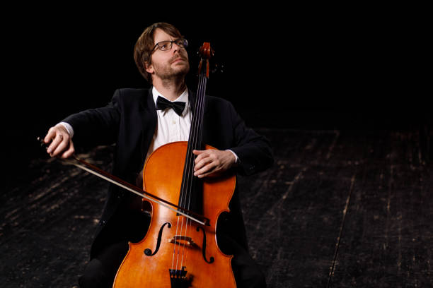 istock Portrait of a musician playing cello 924049582