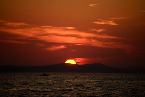 Sunset in Zadar, Croatia