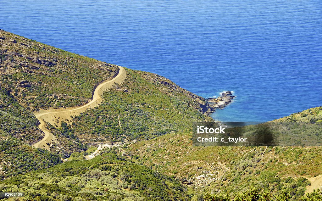Costa de Isla griega - Foto de stock de Grecia - Europa del sur libre de derechos