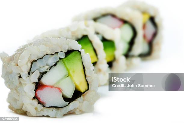 Köstliches Sushi Stockfoto und mehr Bilder von Bunt - Farbton - Bunt - Farbton, Extreme Nahaufnahme, Farbbild
