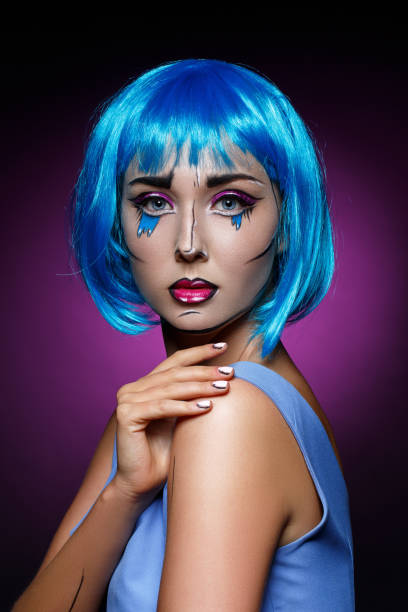 istock beautiful girl with pop art makeup 924058538
