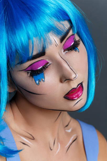 istock beautiful girl with pop art makeup 924058798