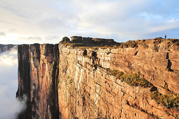Sheer cliffs of Mount Roraima  mount roraima south america stock pictures, royalty-free photos & images