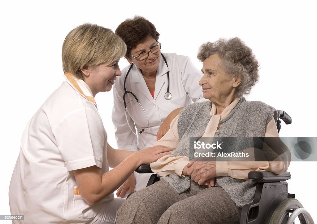 Los trabajadores de la salud - Foto de stock de 80-89 años libre de derechos