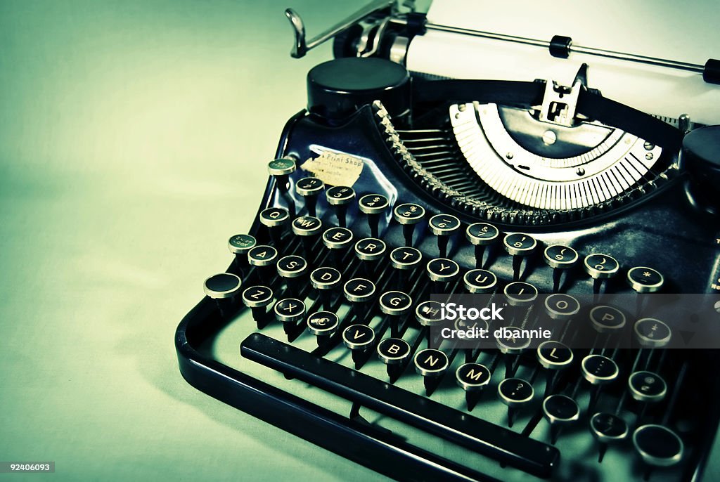 Античный Появление - Стоковые фото Пишущая машинка роялти-фри