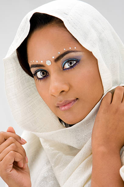 istock Woman with scarf 92406174