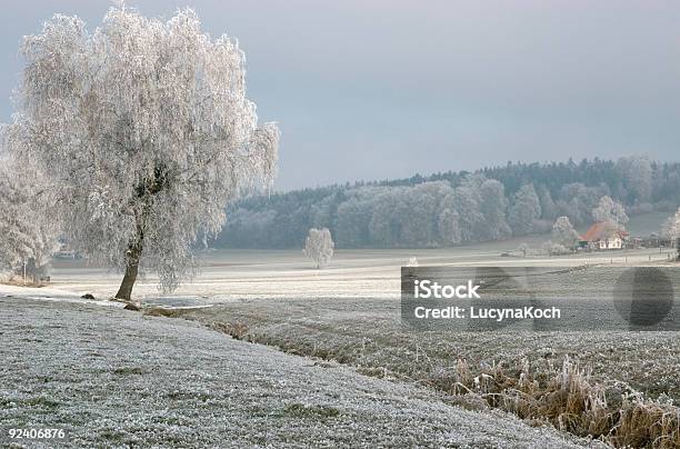 Winterlandschaft Stockfoto und mehr Bilder von Baum - Baum, Dorf, Eis