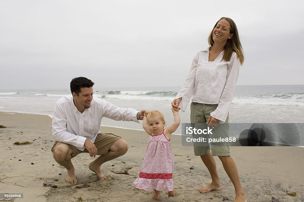 Happy Family  12-17 Months Stock Photo