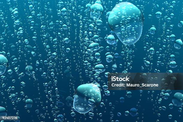 3 D Podwodne Pęcherzyki Powietrza - zdjęcia stockowe i więcej obrazów Basen - Basen, Ilustracja, Abstrakcja