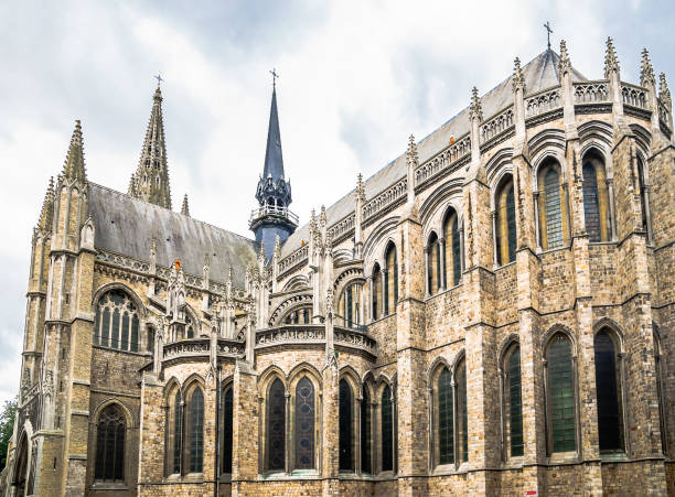 View on St. Martins Cathedral Ypres - Belgium