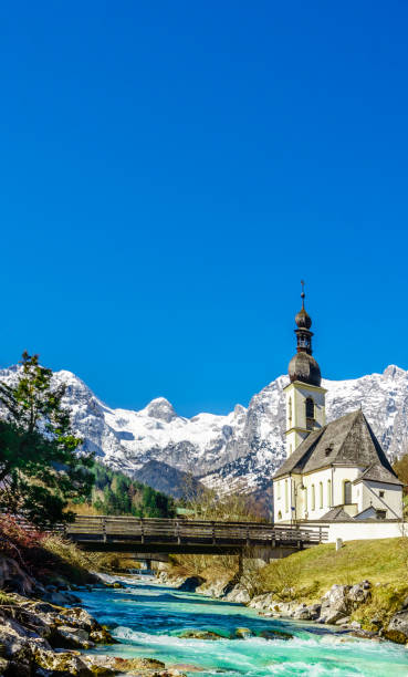 istock Church in Ramsau in the Bavarian Alps 924076530