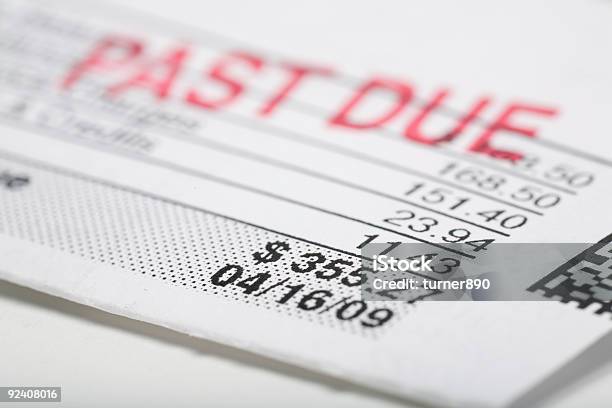 Past Due Bill Stock Photo - Download Image Now - Balance, Bankruptcy, Business