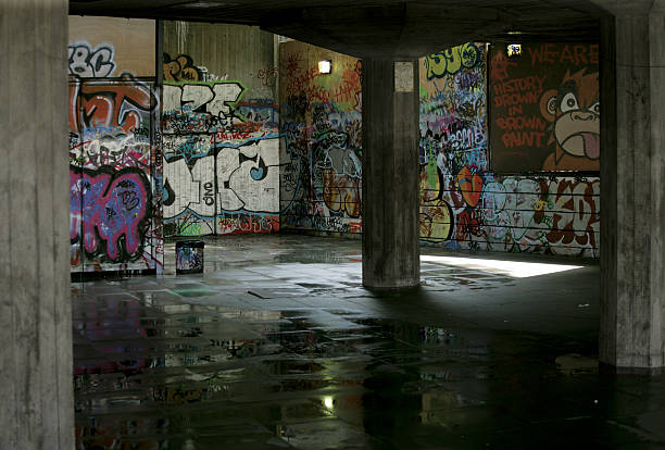 istock A building covered in graffiti in London 92408750